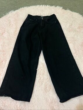BDG Black Wide-Leg High-Rise Jeans